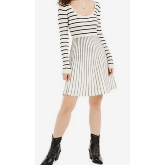 NWT GUESS Fit & Flare Sweater Dress S Free Ship! - Picture 1 of 7